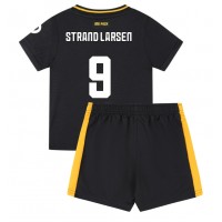 Maglia Calcio Wolves Jorgen Strand Larsen #9 Seconda Divisa Bambino 2024-25 Manica Corta (+ pantaloncini)